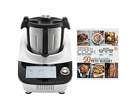 Robot cuiseur multifonction - Compact cook deluxe + livre - M6