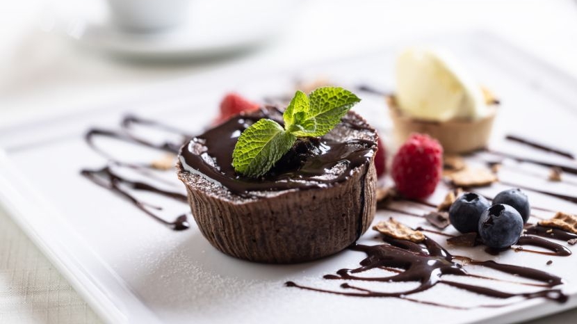 Recette du coeur coulant chocolat caramel au Compact Cook Deluxe