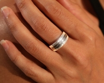 Bague black diamonds